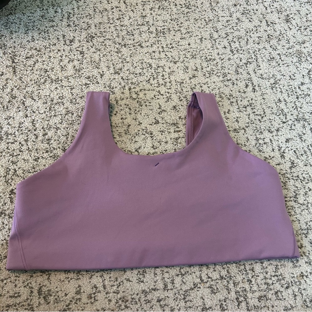 Nike Purple One Scoop Light Support Lightly Lined U Neck Sports Bra Size 1X